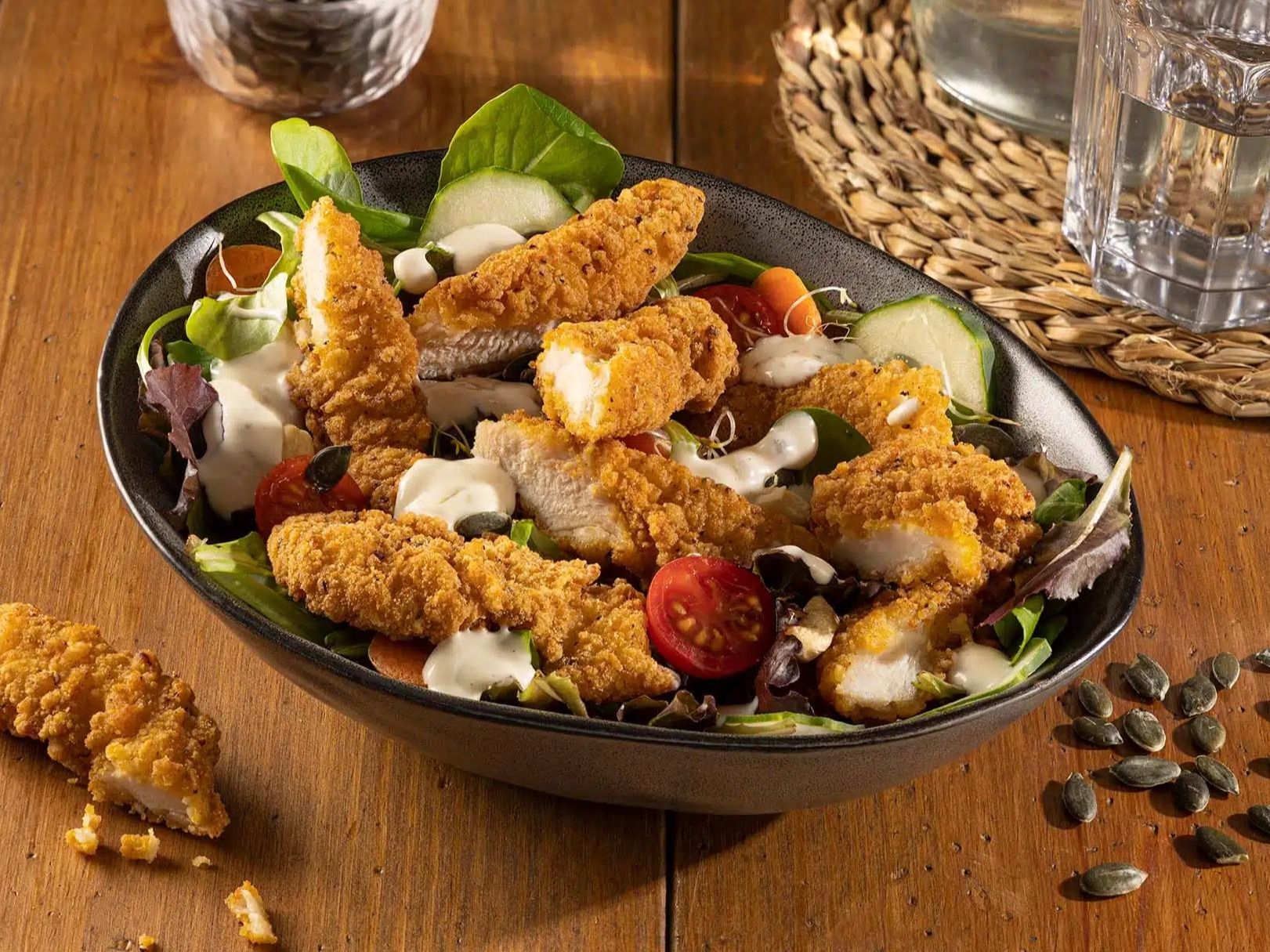 Crispy Chicken Salad