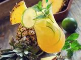 Kiwi With Pineapple And Lemon