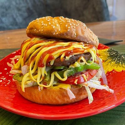 Beef Burger With Cheese