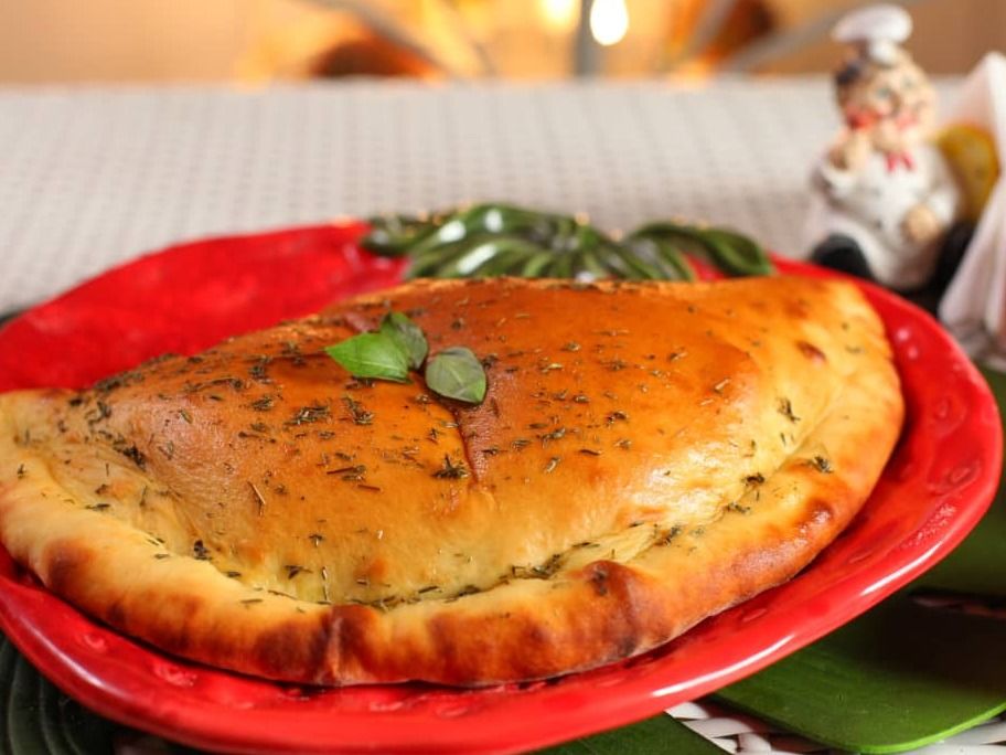 Beef Bacon Calzone
