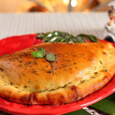 Beef Bacon Calzone