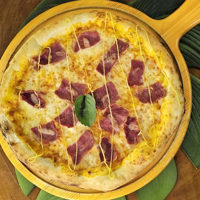 Beef Bacon Pizza