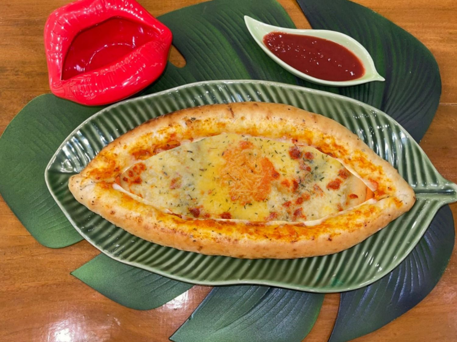 Cheesy Roller Coaster Pide with Turkey