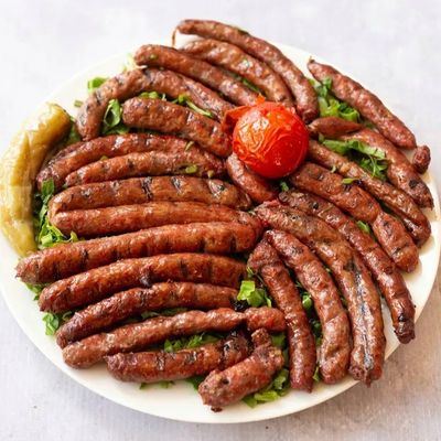 Grilled Lamb Sausage