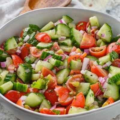 A box of baladi salad