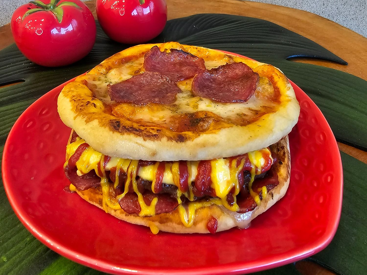 Beef Burger Pizza