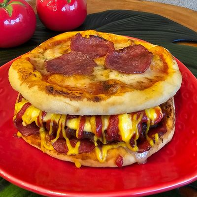 Beef Burger Pizza