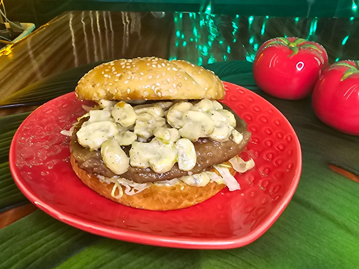 Mushroom Beef Burger