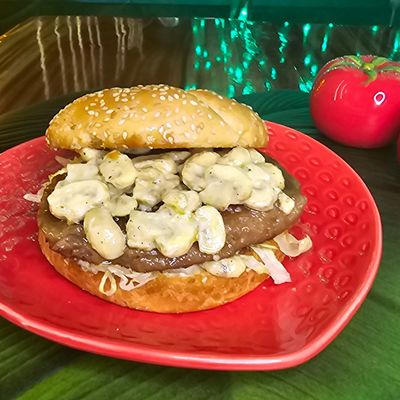 Mushroom Beef Burger