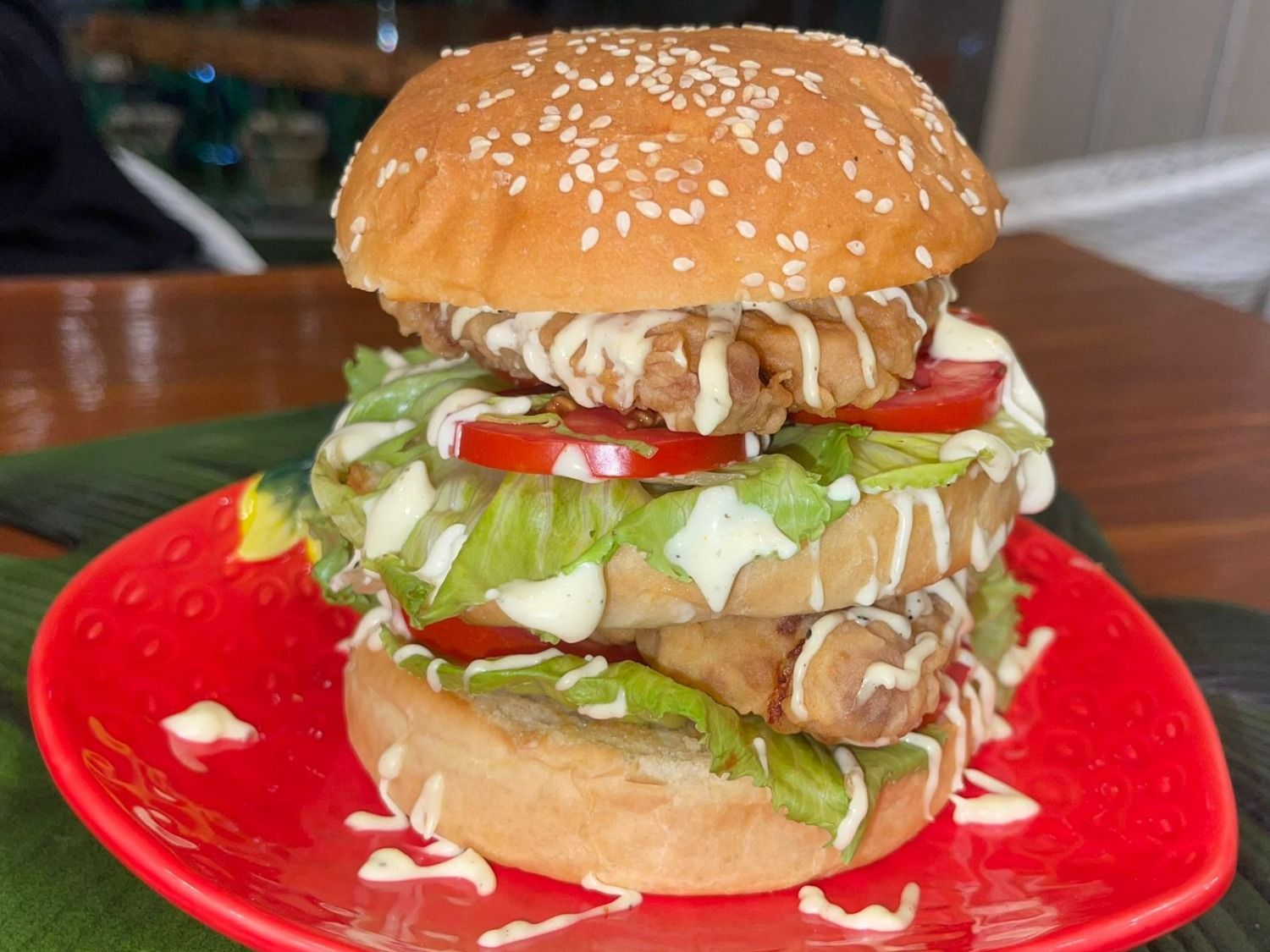Double Crispy Chicken Burger