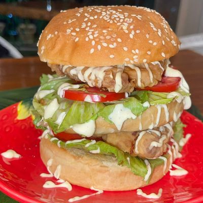 Double Crispy Chicken Burger