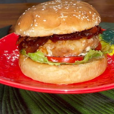 Crispy BBQ Chicken Burger
