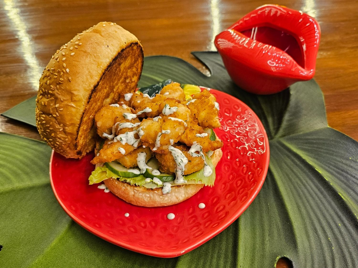 Crispy Shrimp Burger
