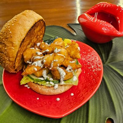 Crispy Shrimp Burger