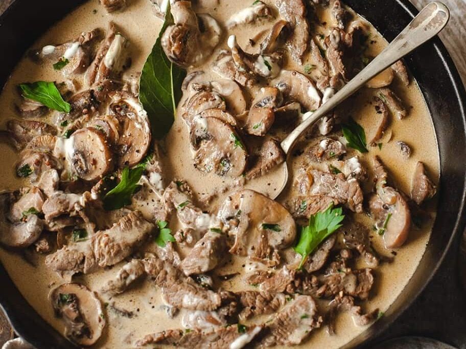 Beef Stroganoff