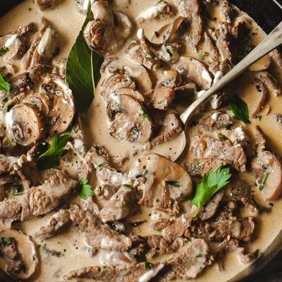 Beef Stroganoff