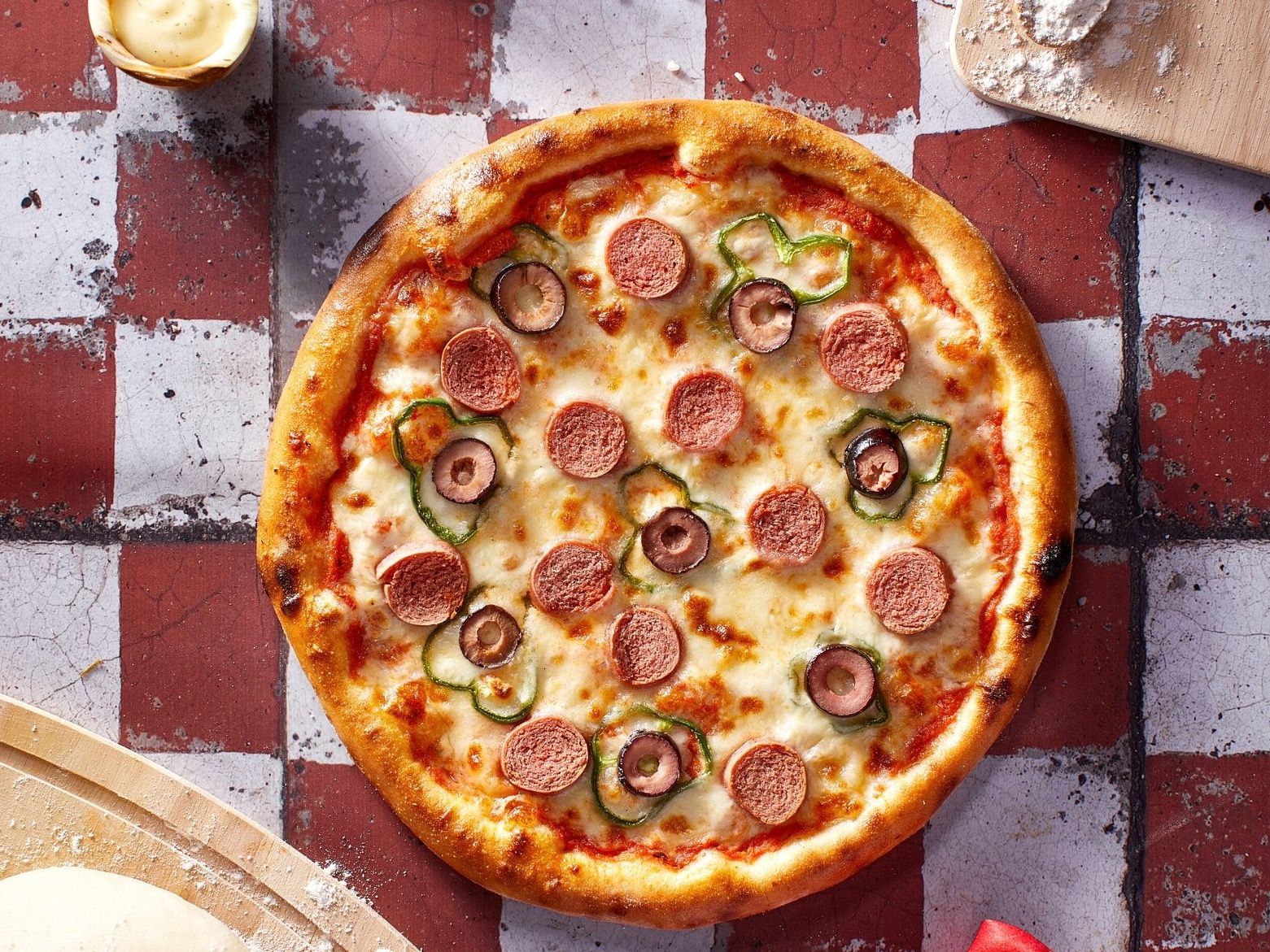 Hot Dog Pizza