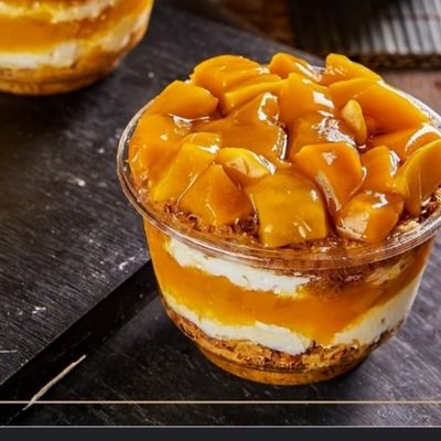 Kunafa with Mango