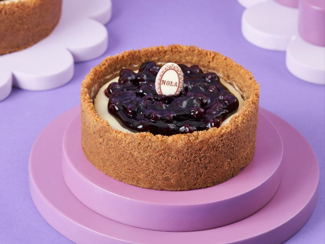 Small Blueberry Cheesecake