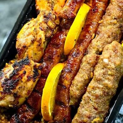 Kofta Sausage Shish Tawook Meal