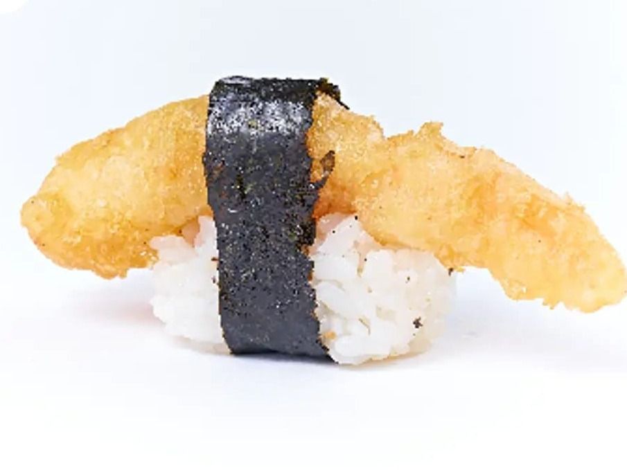 Shrimp tempura Nigiri