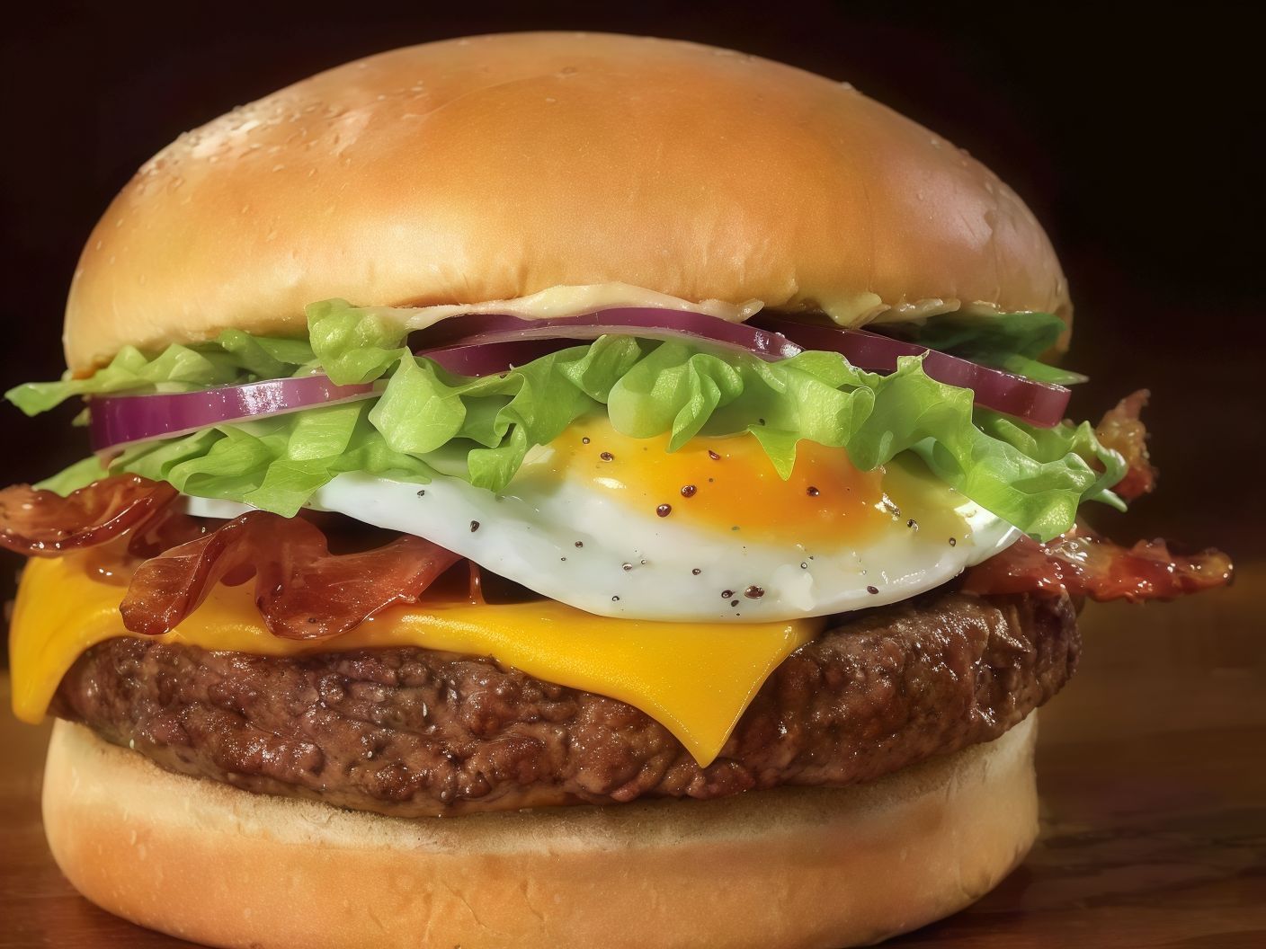 Mix Jumbo Beef Burger Sandwich