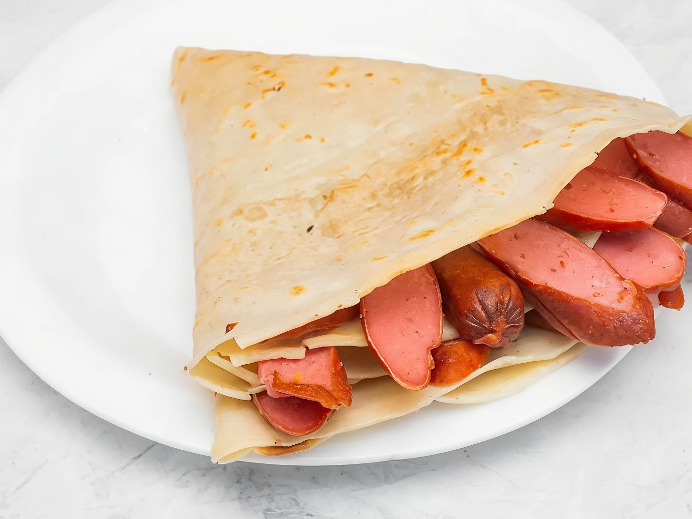 Sausage Crepe