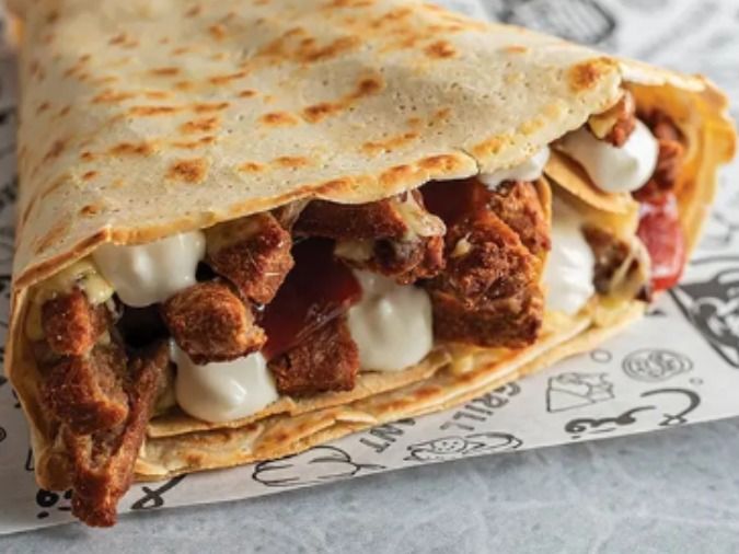 Beef Burger Crepe