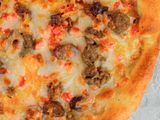 Creamy Potato Sausage Pizza