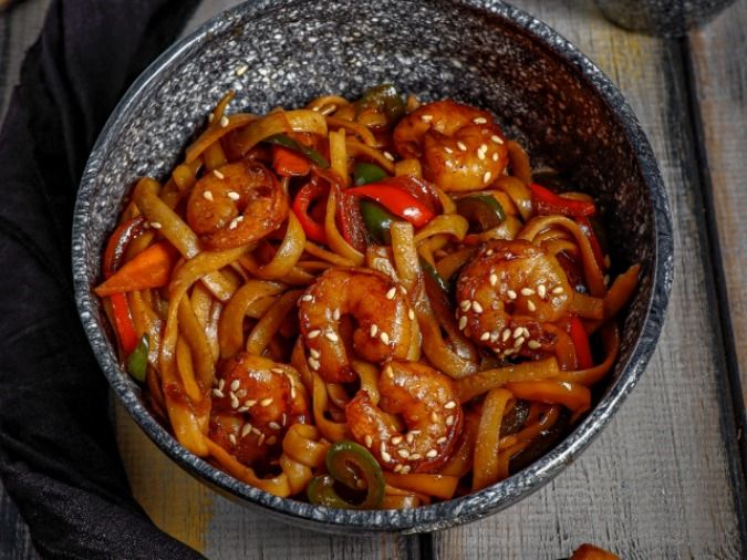Noodles Shrimp