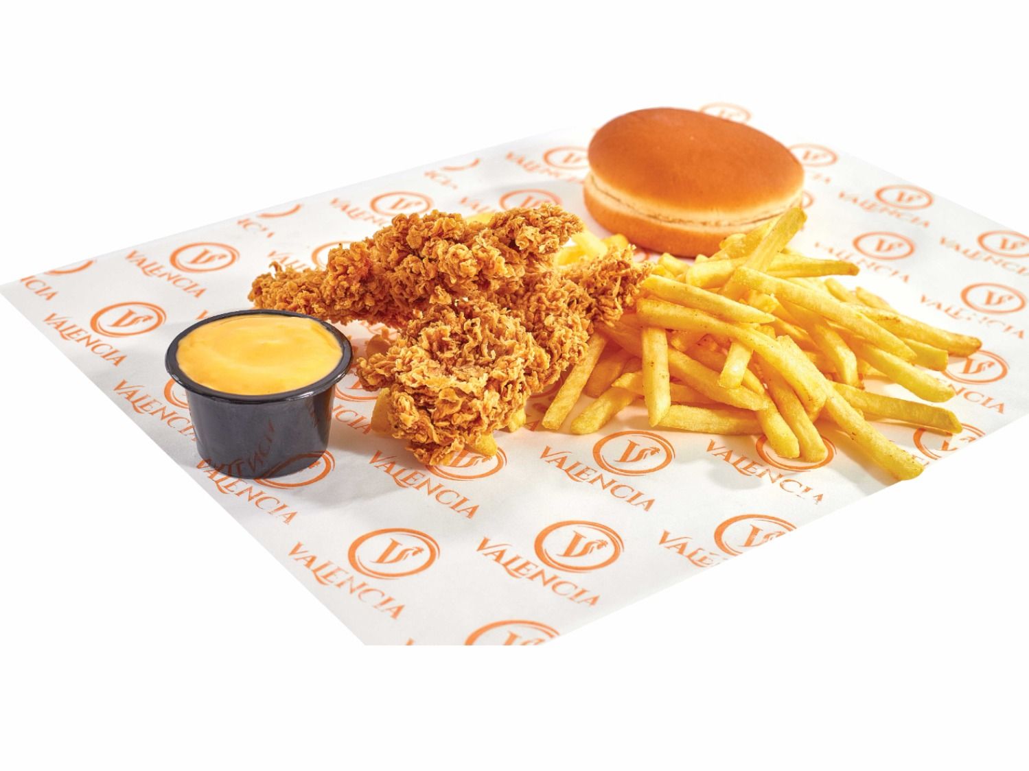 3 pieces of chicken strips