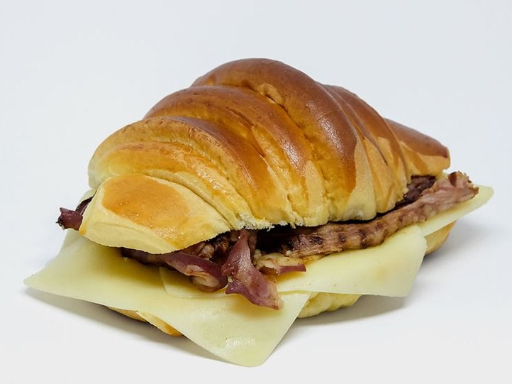 BeefBacon Cheddar Croissant