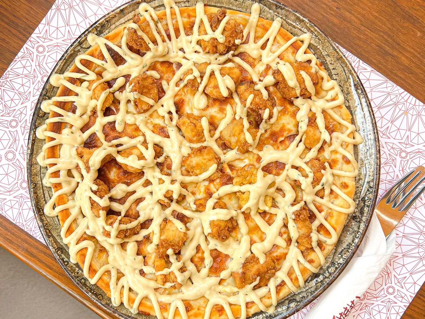 Chicken Crispy Ranch Pizza
