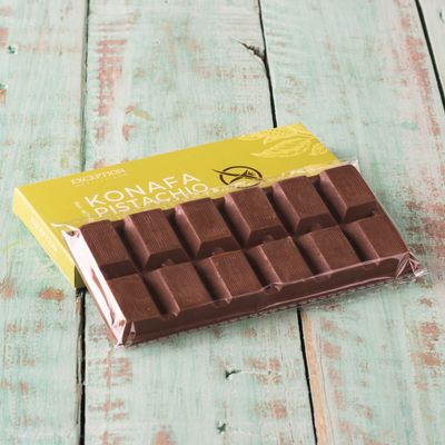 Chocolate Kunafa Pistachio - 95g Bar