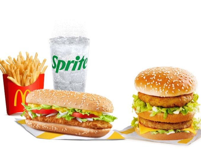 Chicken Fillet Large Meal + Chicken Mac Sandwich