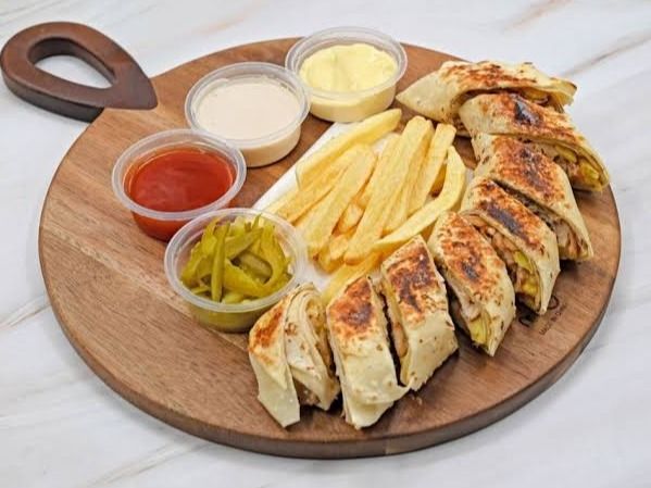 Arabic Shawarma Meat Meal