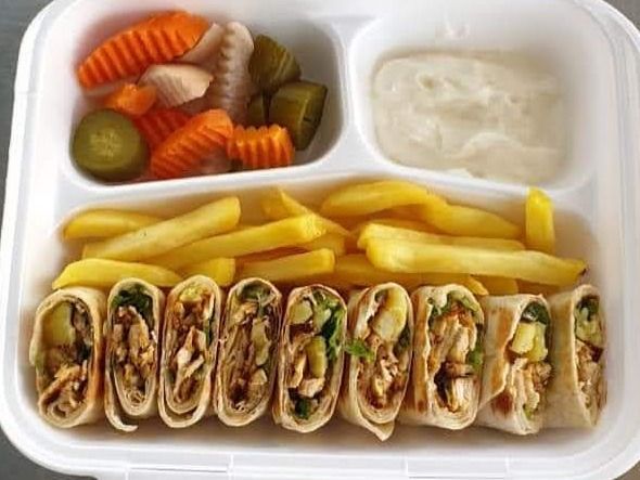 Arabic Chicken Shawarma Meal