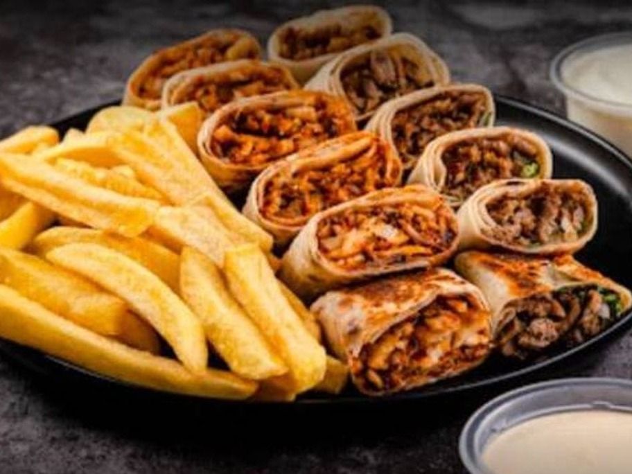 Shawarma meal for 4 people, mix