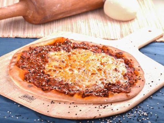Muhammara And Cheese Manoushe