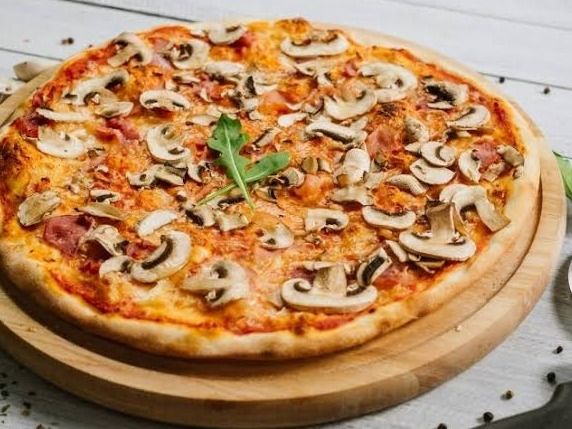 Mushroom Fasting Pizza