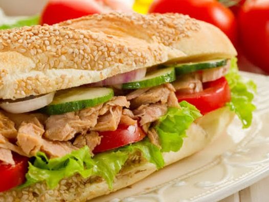 Fasting Tuna Sandwich