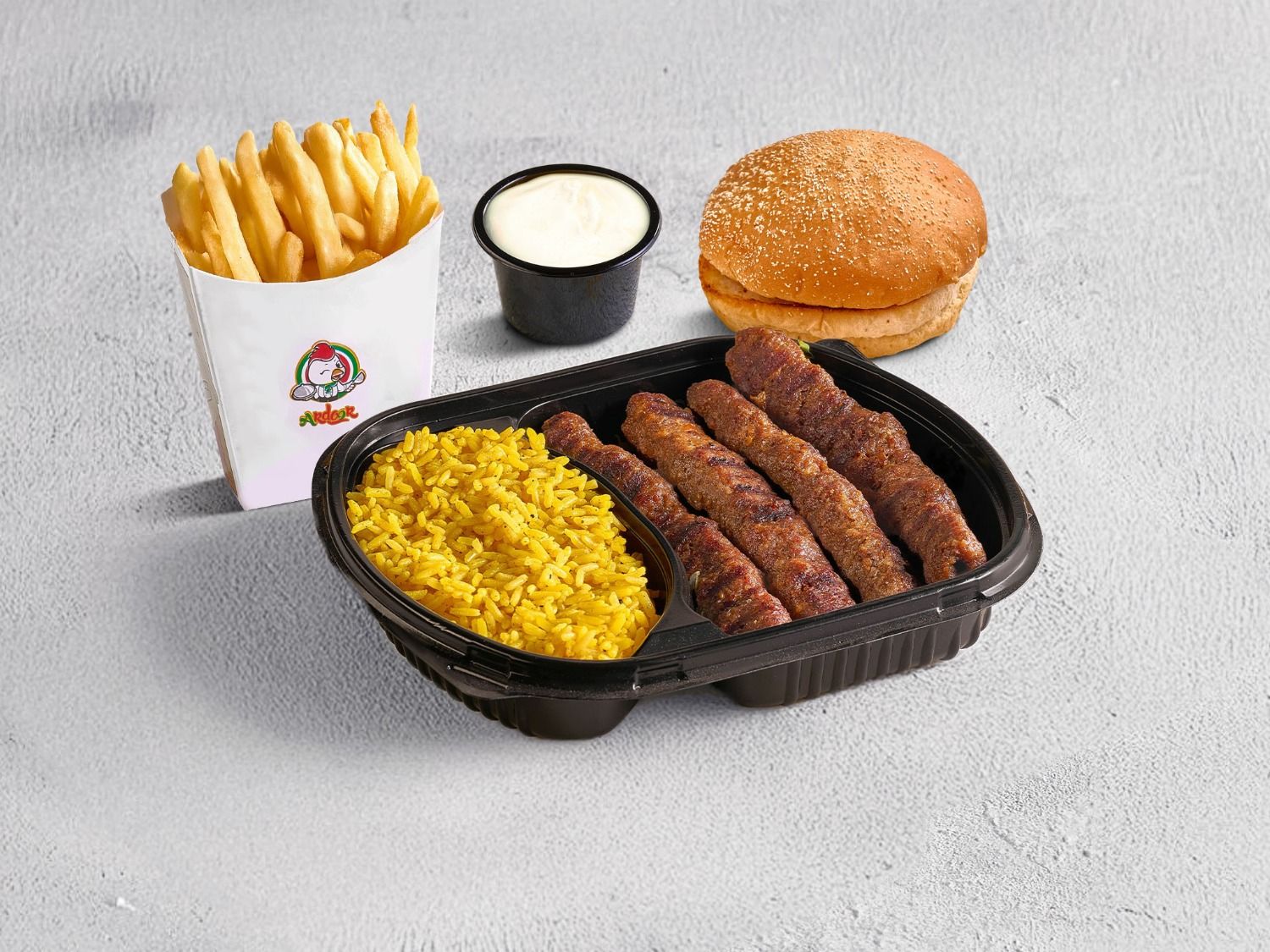 Charcoal Grilled Kofta Meal