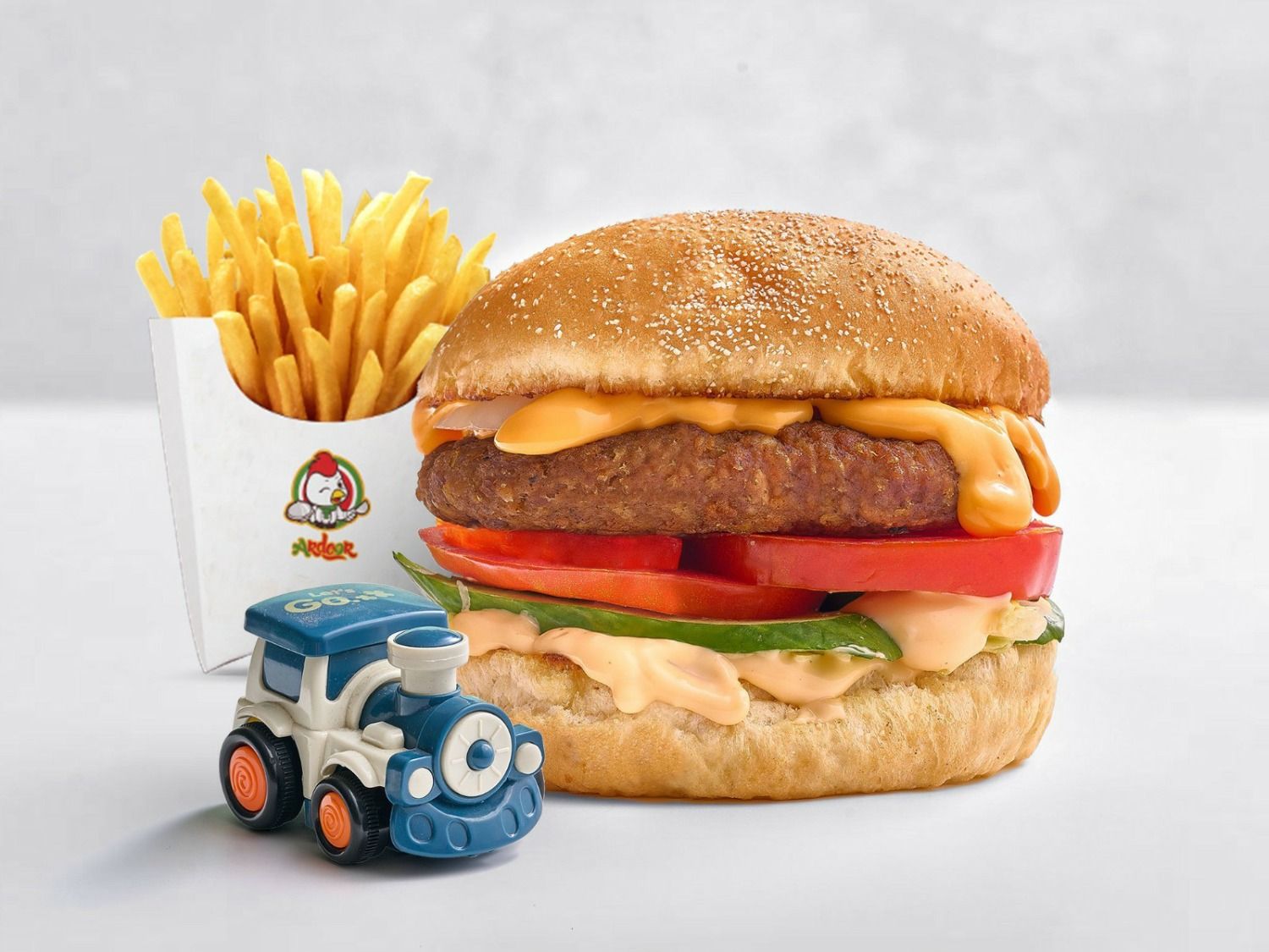 Beef Burger Meal Kids