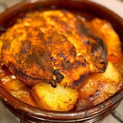 Oven Baked Chicken And Potatoes Casserole