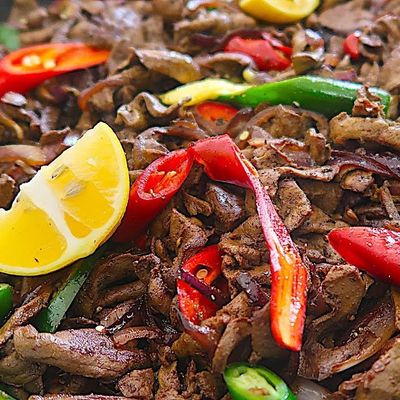 كبد خروف إسكندراني