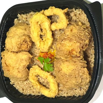 Fried Fillet Fish And Calamari Platter Offer