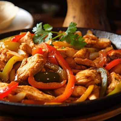 Chicken Fajita With Basmati Rice Meal