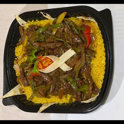Beef Fajita With Basmati Rice Meal