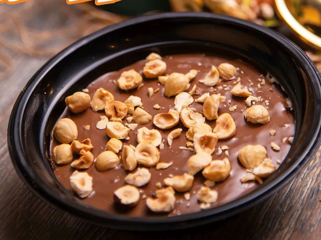 Rice Pudding Nuttella And Hazelnut