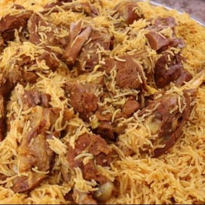 Lamb pressure cooked meat